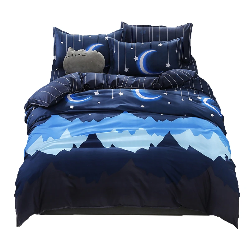 Designer-4-in-1-Bedding-Set-Brown-White-King-Size-Duvet-Cover-Bed-Sheet-Luxury-Kids-Baby-Bedding-Set-for-Home-Cute-Bedding-Set