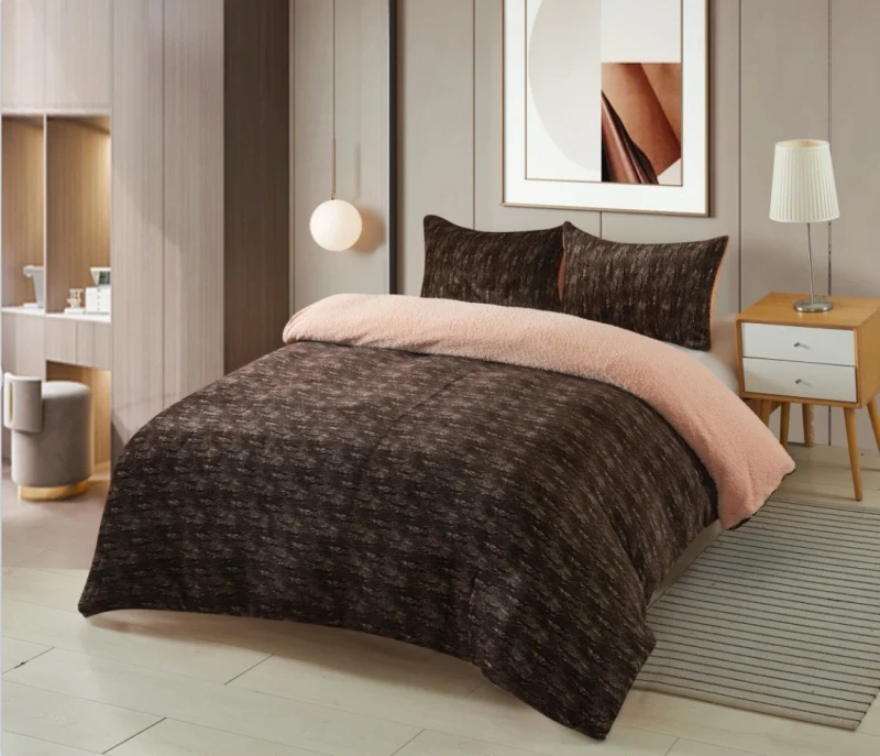 Designer-Comforter-Sets-Bedding-for-Queen-Flannel-Sherpa-Fleece-Quality-Comforter