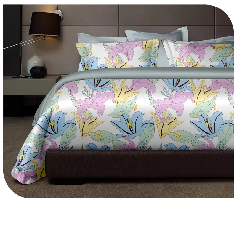 Designer-Cotton-Sheet-and-Pillowcase-Set-Multicolored-Artistic-Bedding-for-Stylish-Room-Makeover