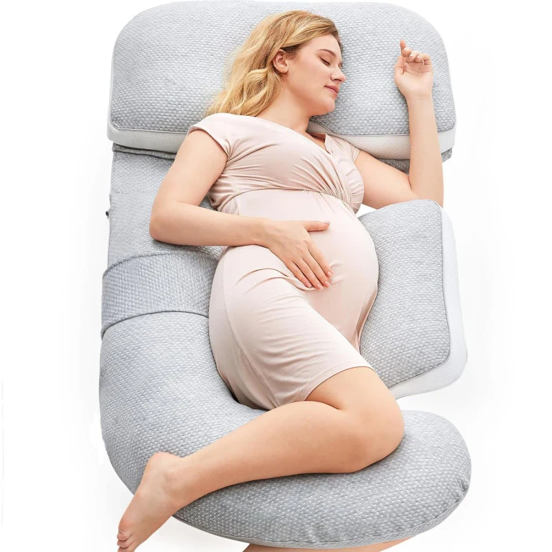 Detachable-G-Shaped-Pro-Maternity-Pillow-With-Flexible-Belly-Wedge-Pillow