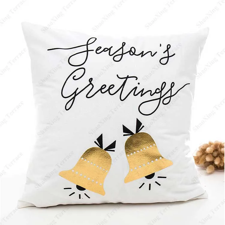 Digital-Printed-Sofa-Cushion-Gold-Printing-18x18-Inch-Christmas-Throw-Pillow-Covers-for-Home-Decor