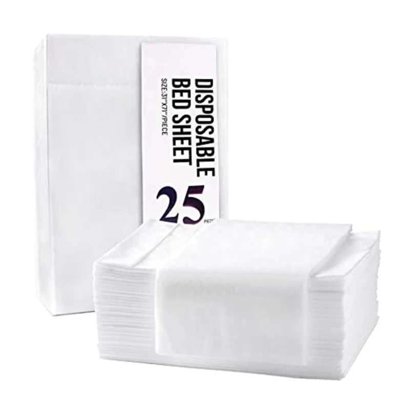 Disposable-Bed-Sheet-80cm-X-200cm-PP-Nonwoven-Fabric-Light-Weight-28gsm-Beauty-Salon-Use-Cover-Sheet