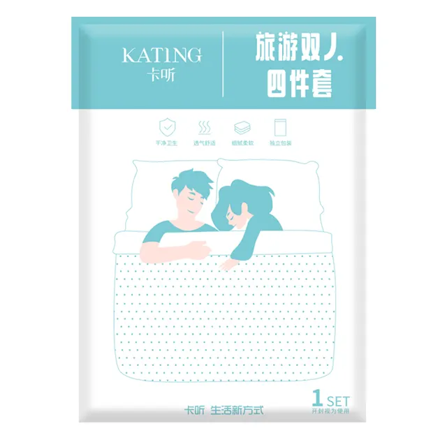 Disposable-Bed-Sheet-Pillowcases-Breathable-Soft-Single-Bed-Sheet-Travel-Hotel-Bedding-Set
