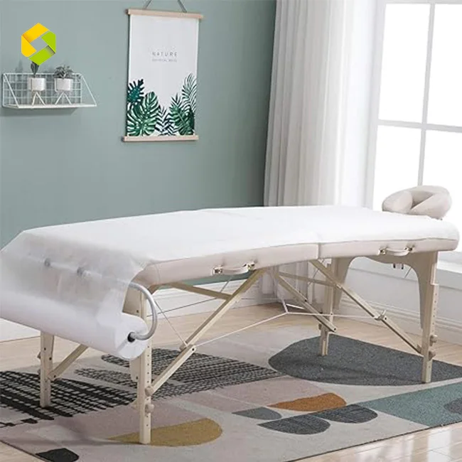 Disposable-Bed-Sheet-Rolls-of-Non-woven-Fabric-Care-Pads-for-Beauty-Salon-SMS-Bed-Sheet