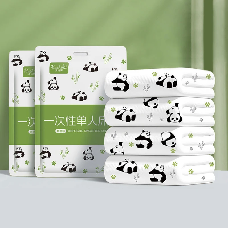 Disposable-Bed-Sheets-Duvet-Covers-Pillowcases-Travel-Isolation-Sheets-Two-Person-Piece-Hotel-Supplies-Travel-Port