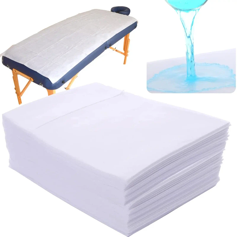 Disposable-Bed-Sheets-Waterproof-Bed-Cover-Massage-Table-Sheet-Non-woven-Fabric-for-Spa-Beauty-Salon-Hotels-White