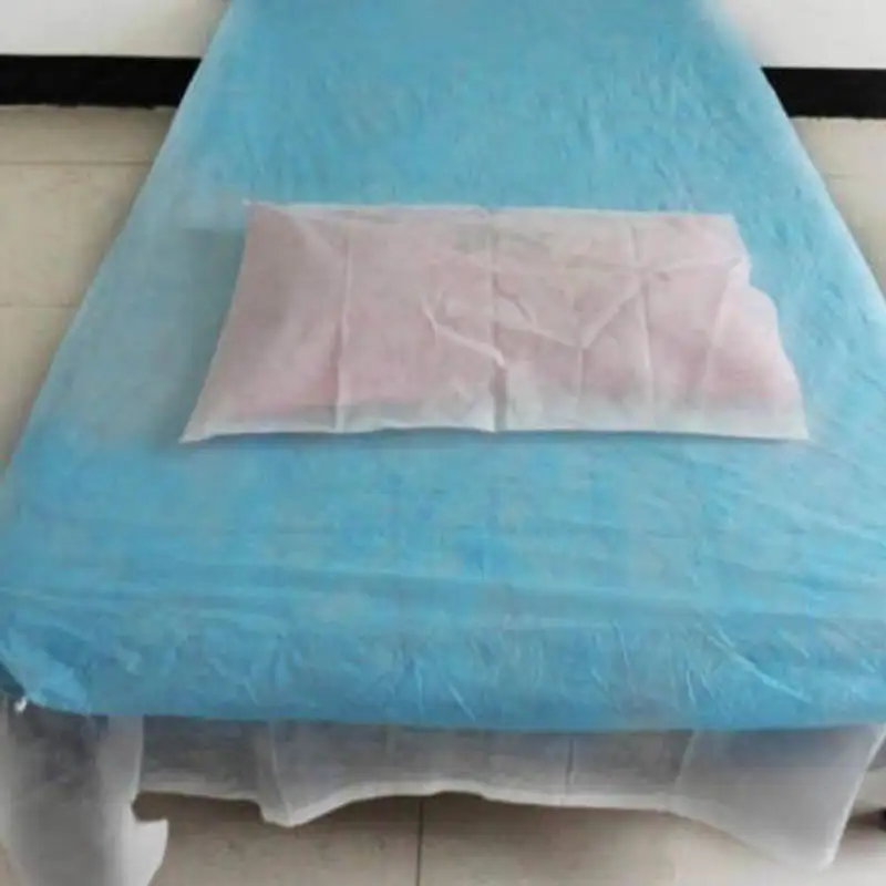 Disposable-Bedding-Set-with-Sheet-Pillowcase-and-Duvet-Cover-pppe-Non-Woven-Fabric-CE-Certified-for-Hotel-and-Travel-Use