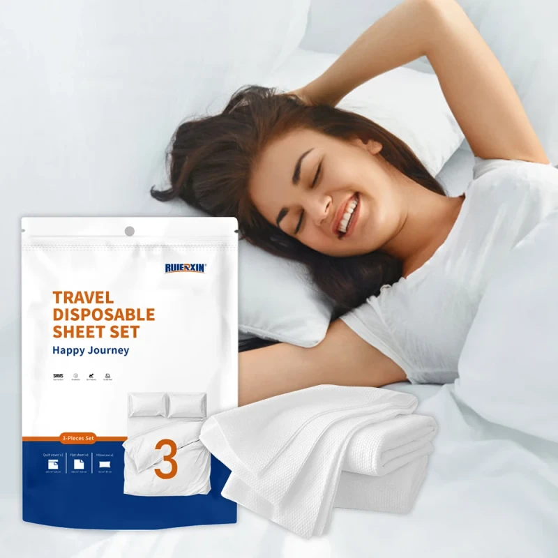 Disposable-King-Size-Hotel-Bedding-Set-3pcs-Nonwoven-Duvet-Cover-for-Travel-Home-Hospital