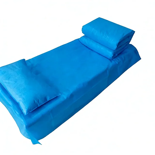 Disposable-Non-Woven-Bed-Sheet-and-Pillowcase-Set-Waterproof-Oilproof-for-Hospital-Clinic-Spa-Beauty-Salon-Massage-Hotel-Travel