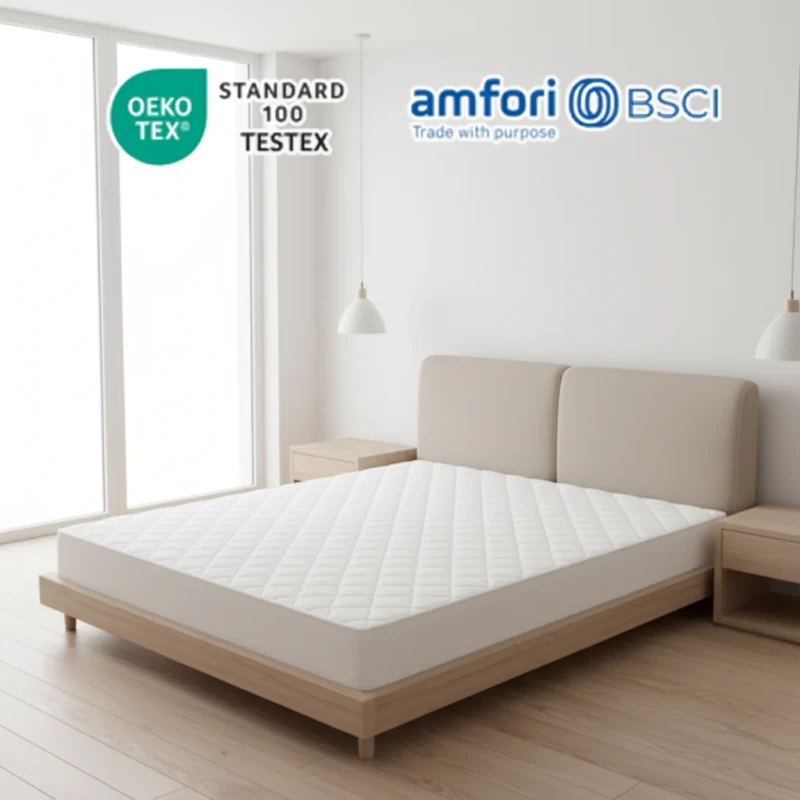 Disposable-Plain-Mahjong-Mat-Quilted-Waterproof-Mattress-Protector-Soft-Breathable-Bed-Cover-Oeko-Tex-Certified