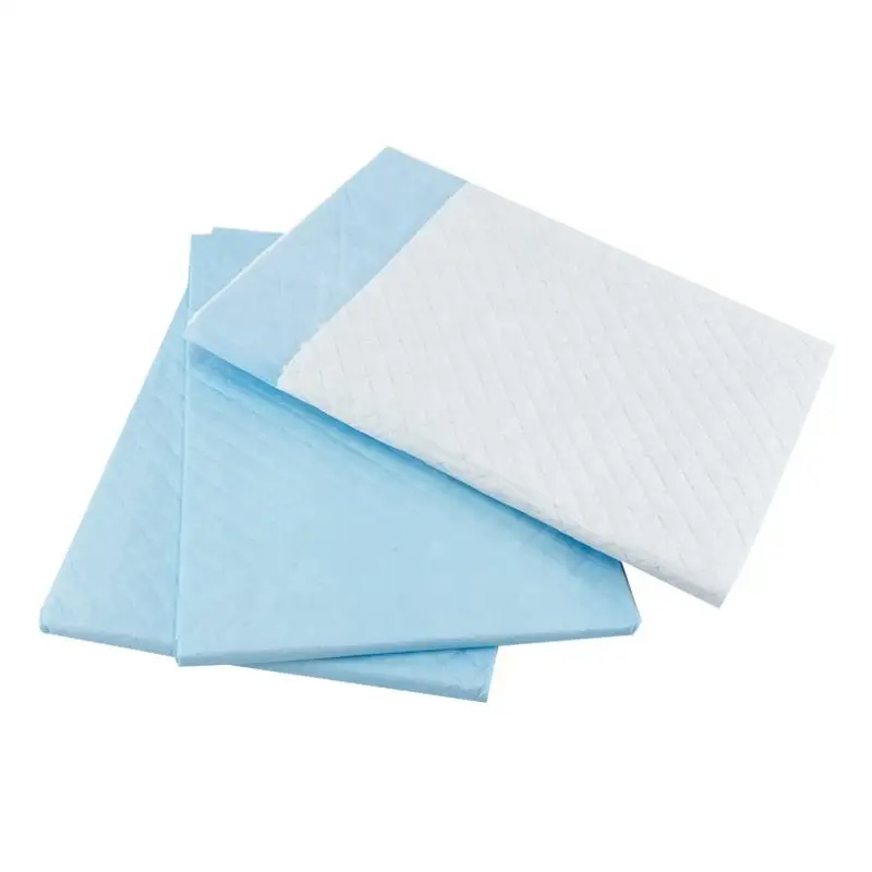 Disposable-Waterproof-Bed-Sheet-Underpad-100-Cotton-Top-Layer-3-Ply-Absorbent-Leakproof-Protection-for-Pets-Adults