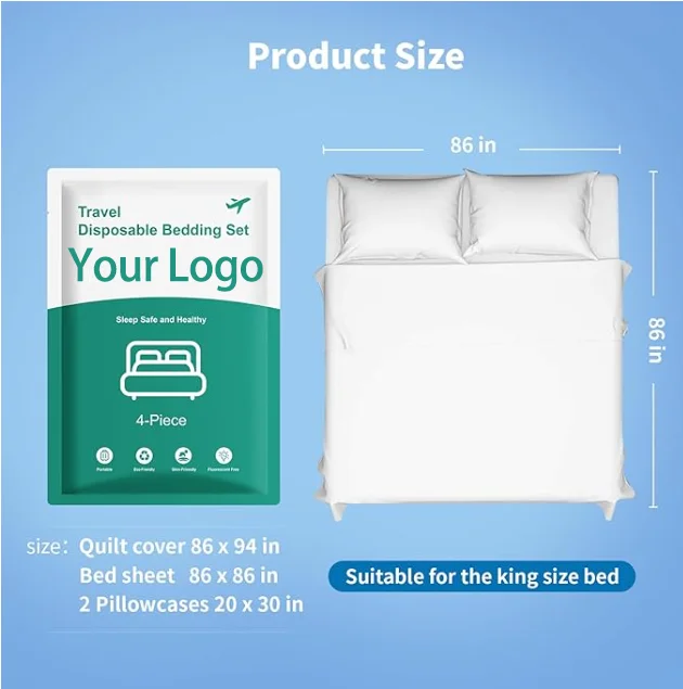Disposable-White-King-SMS-Plain-Style-Flat-Sheet-Bedding-for-Adults-Home-Hotels-Hospitals-Massages-Spa-Travel-Friendly