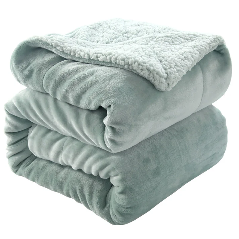 Double-Layer-Fleece-Bed-Throw-Blanket-Thick-Quilted-Manta-Polar-Warm-Sherpa-Blanket-for-Winter