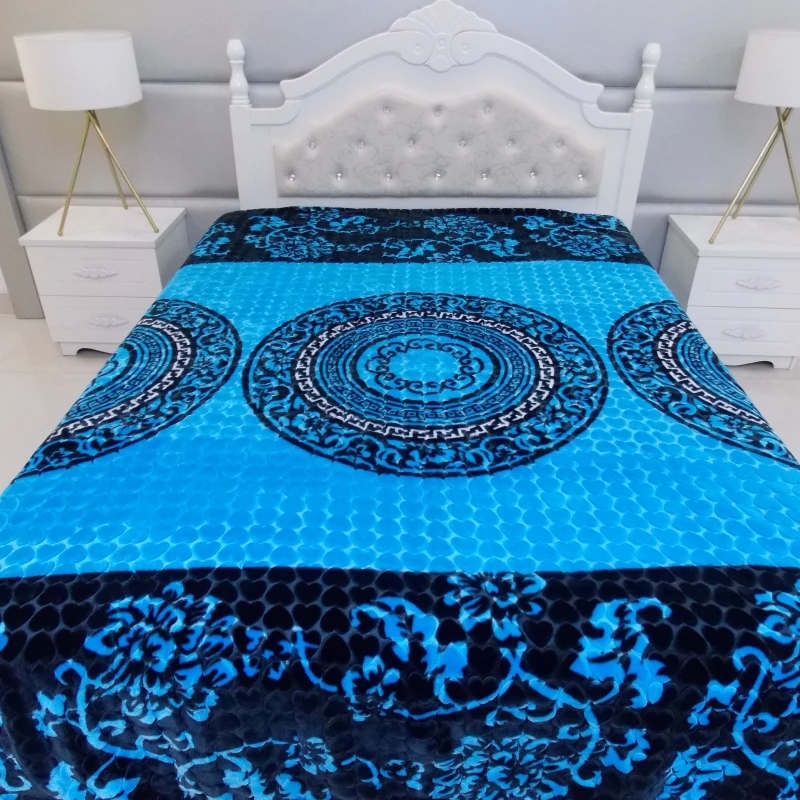 Double-Layer-Korean-Style-Thick-Plush-Blanket-for-Double-Bed-Warm-Heavy-Fluffy-Printed-Raschel-Blanket-for-Winter