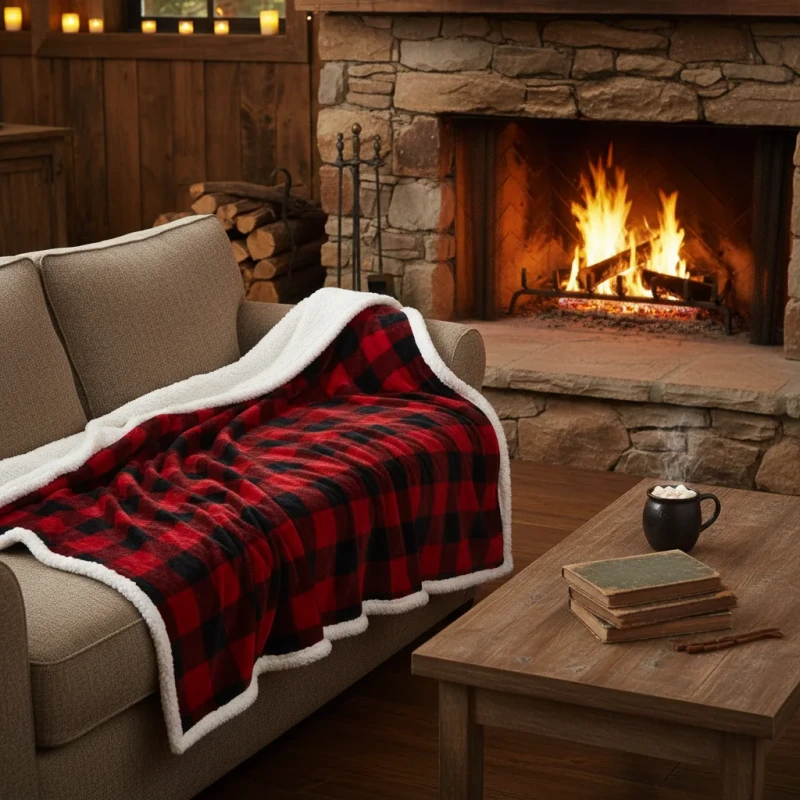 Double-Layer-Raschel-Flannel-Fleece-Sherpa-Throw-Blanket