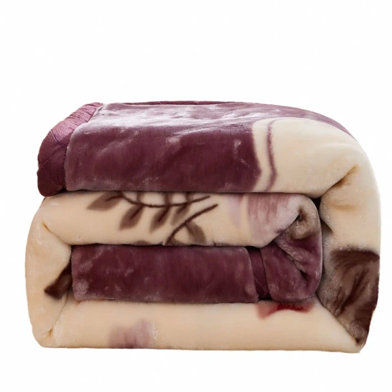 Double-Layer-Winter-Thicken-Plush-Weighted-Blanket-for-Double-Bed-Warm-Heavy-Fluffy-Soft-Flowers-Printed-Throw-Blankets
