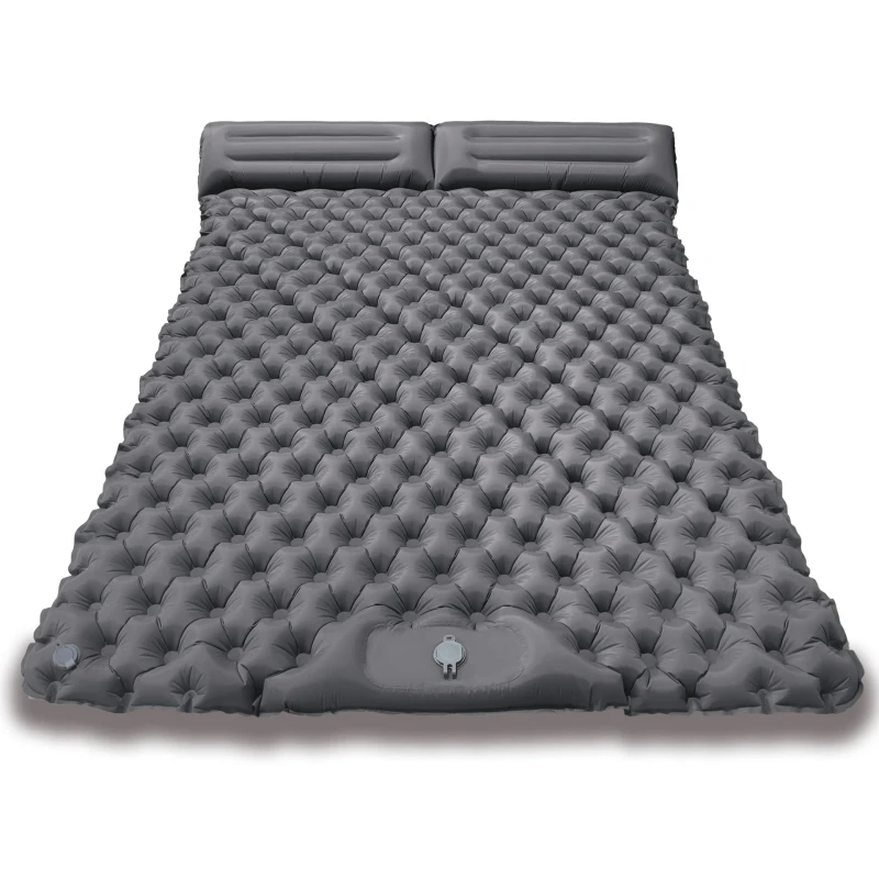 Double-Portable-Camping-Sleeping-Pad-Foot-Pump-Inflatable-Air-Mattress-Lightweight-4-Seasons-Waterproof-Mat-for-Tent-Outdoor