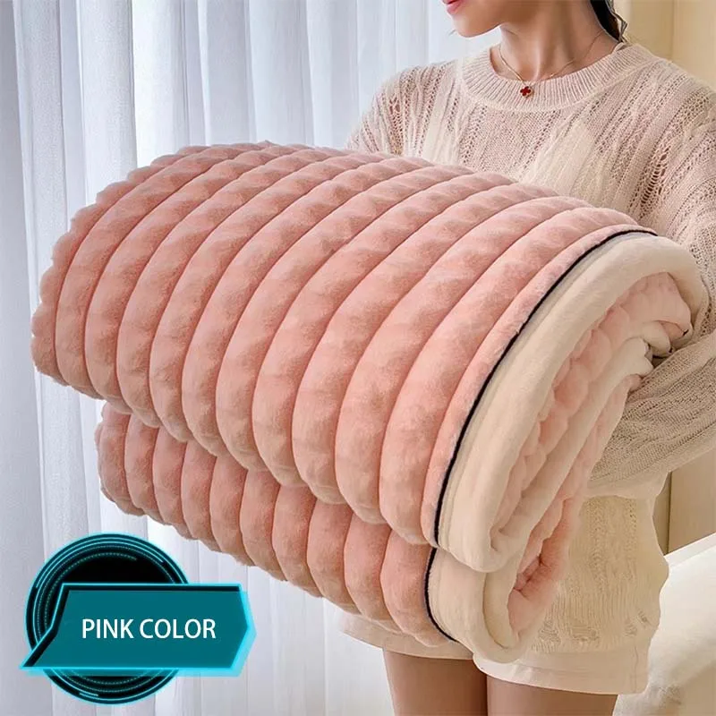 Double-Sided-Fuzzy-Throw-Blankets-Bed-100-Polyester-Queen-Size-Super-Soft-Throws-Blanket-for-Bed
