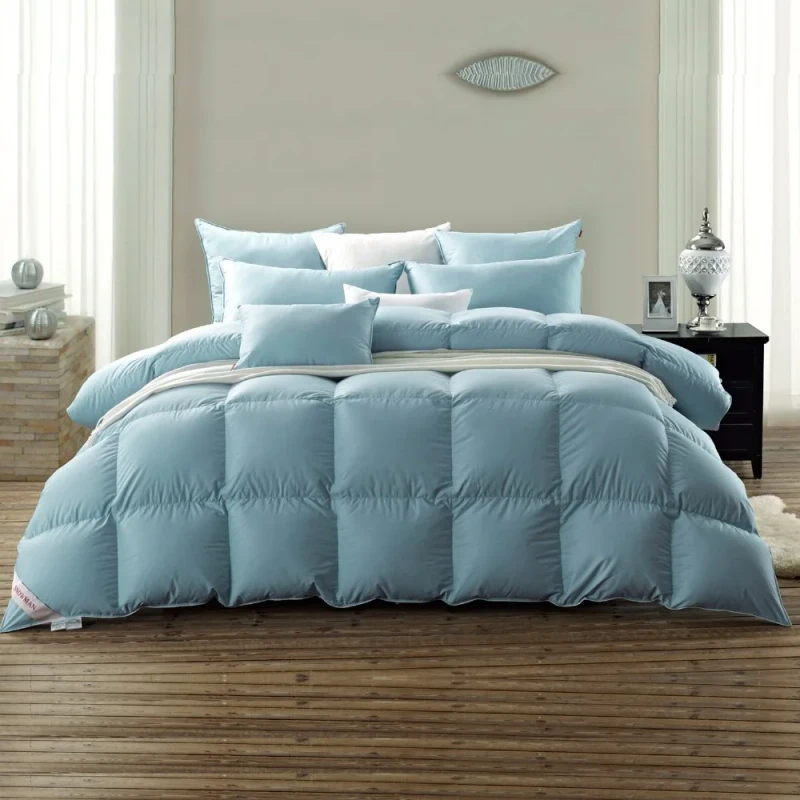 Down-Comforter-Cotton-Machine-Washable-Quilt-High-density-Fabric-Queen
