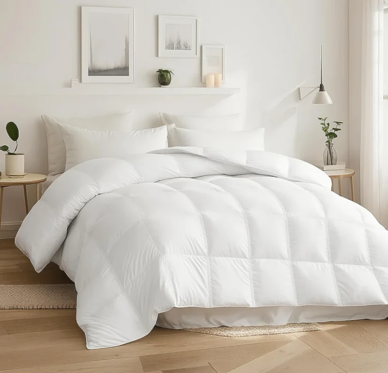 Down-Comforter-King-Size-100-Cotton-Duvet-Insert-Extra-Fluffy-White-Comforter-Ultra-Soft-Breathable