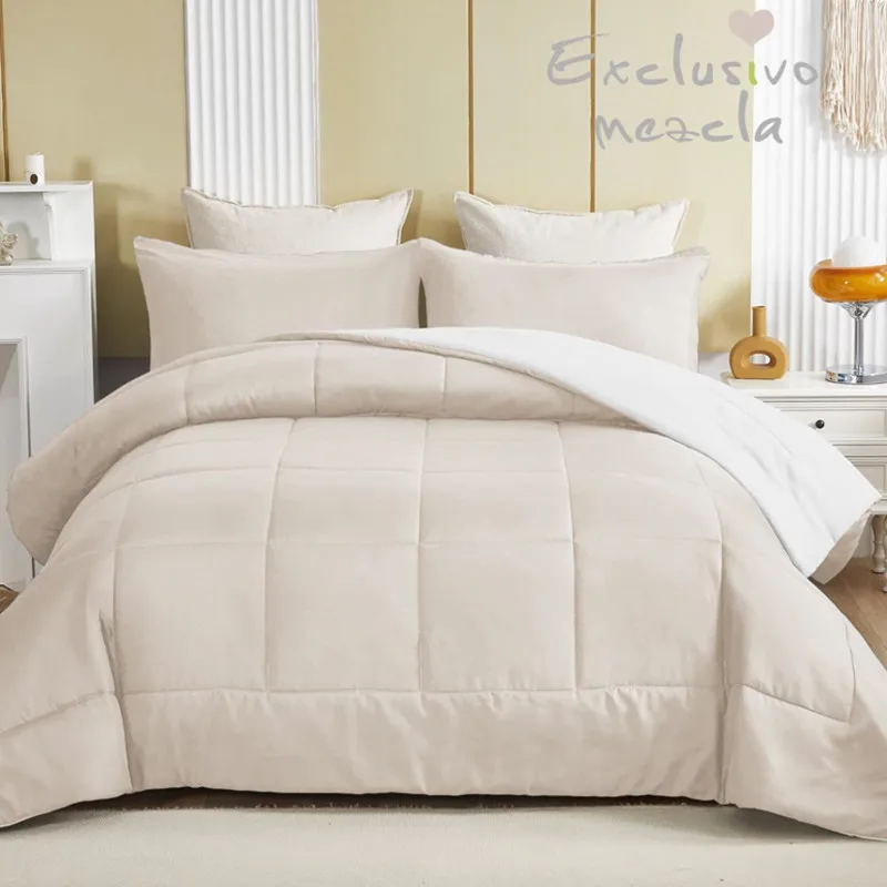 Duck-Goose-Down-Comforter-King-Queen-Size-All-Season-White-Bedding-Down-Feathers-Duvet-Insert-with-8-Tabs