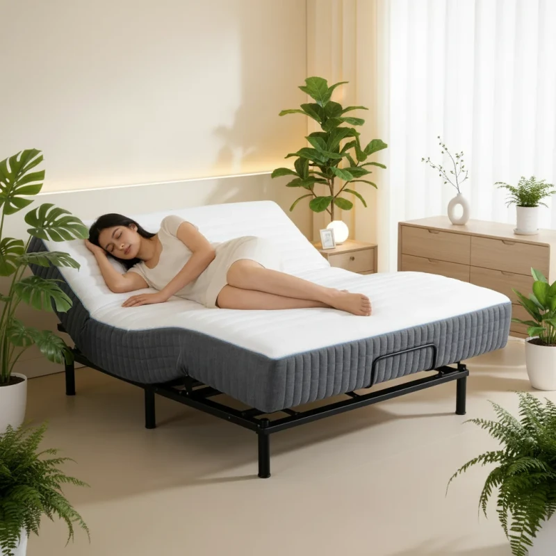 Durable-Adjustable-Smart-Mattress-Hypoallergenic-Breathable-Removable-Cover-Eco-Friendly-300kg-Weight-Bedroom-Hospital