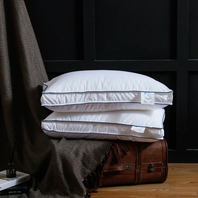 Durable-Factory-Custom-Package-Label-Queen-Size-White-Goose-Feather-Insert-Pillow-Super-Soft-for-Sleeping