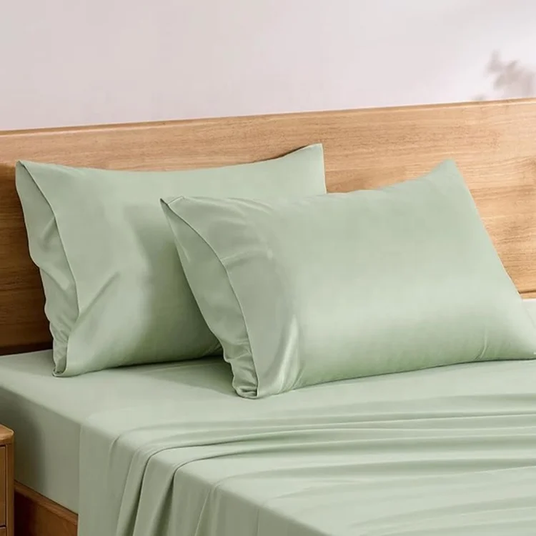 Durable-Tencel-Pillowcase-Set-Wrinkle-Free-Hypoallergenic-Pillow-Covers-for-Bedroom-Decoration