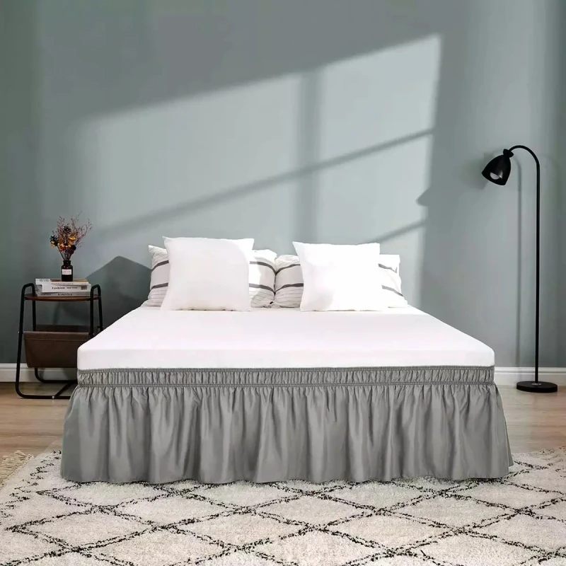 Durable-Ultrasonic-Microfiber-Wrinkle-Free-Elastic-Adjustable-Bed-Skirt