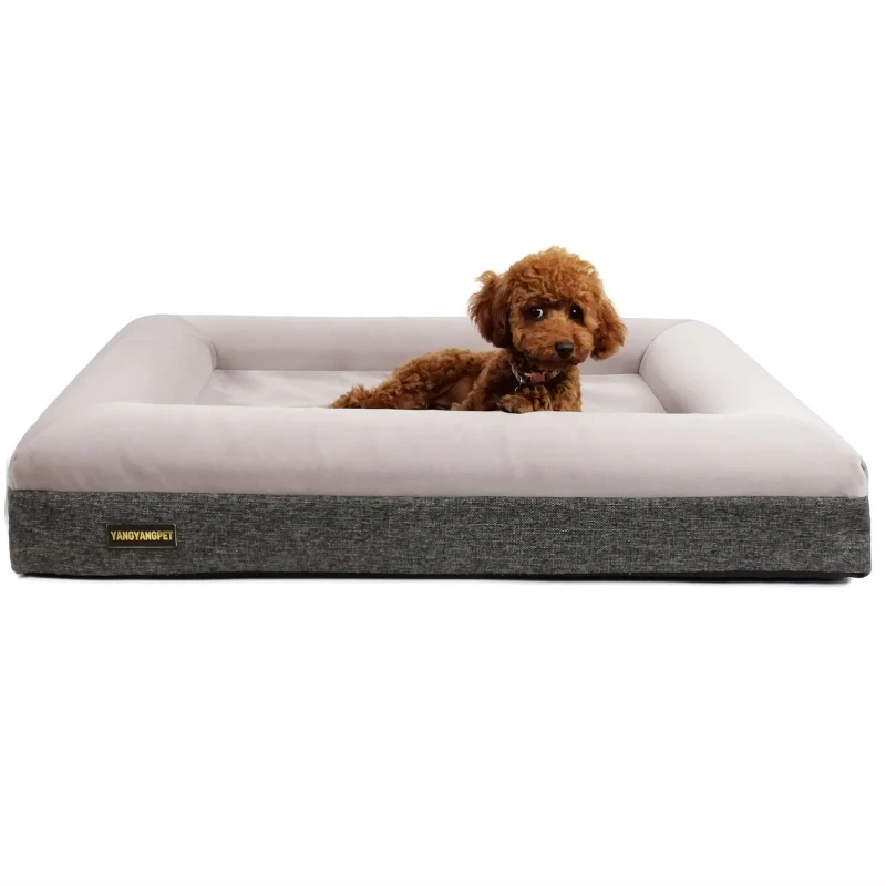 Durable-Waterproof-Removable-Washable-Cover-Orthopedic-Memory-Foam-Dog-Pet-Bed