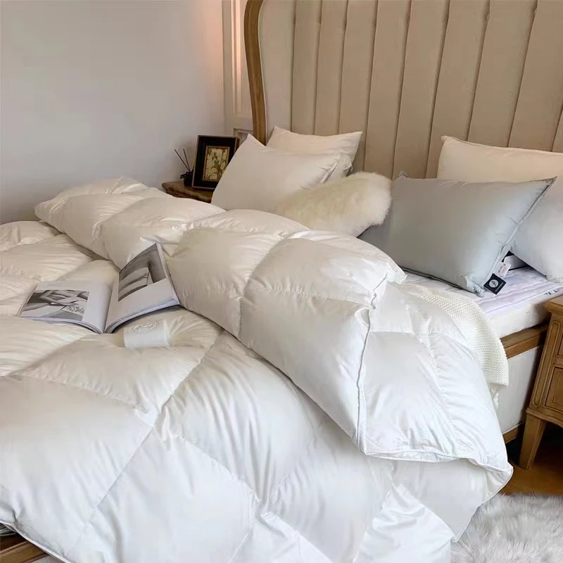 Duvet-DownFeather-Blend-Fluffy-Soft-Breathable-All-Season-Quilted-Comforter-for-Luxury-Hotel-Home-Custom-Size-Factory