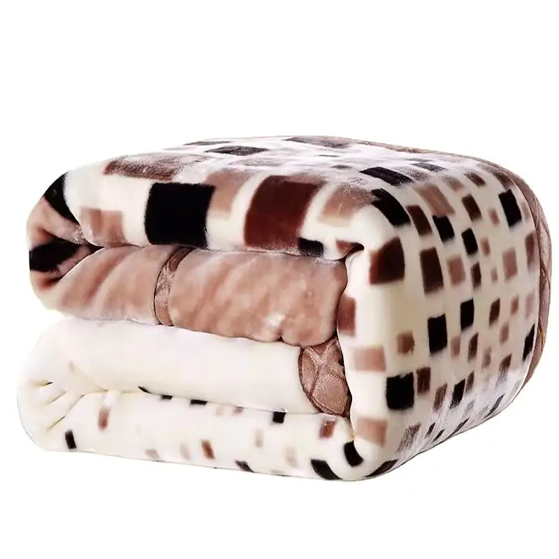 Dyeing-Weft-Flower-Printed-Sherpa-Fleece-Blankets-Super-Soft-Polyester-Thick-Warm-Raschel-Mink-Blanket-for-Winter