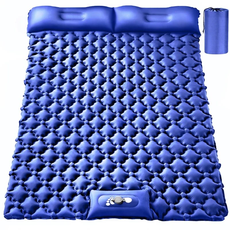 E-RIKE-Waterproof-Lightweight-Inflatable-Sleeping-Pad-Durable-Foldable-Portable-Double-Outdoor-Camping-Mat-with-Built-in-Pump
