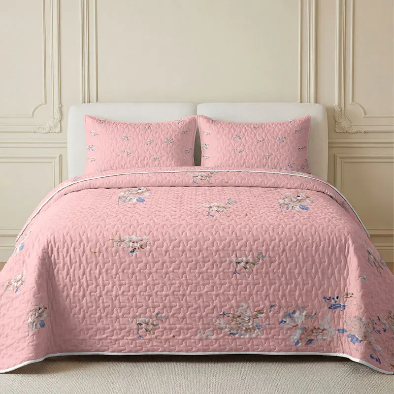EAST-HOME-Patchwork-Printed-Colorful-Floral-Plant-Polyester-3-Piece-Customizable-Bedspread-Set-Home-Hotel-Summer-Quilt