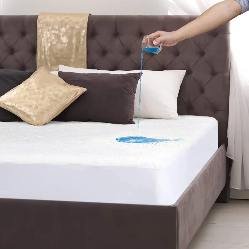 Easy-Fit-Mattresses-Slip-resistant-Hypoallergenic-Terry-Surface-Cotton-100-Waterproof-Mattress-Pad-Protector