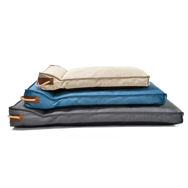 Easy-to-Carry-Large-Dog-Mattress-Imitation-Linen-Pet-Crate-Bed