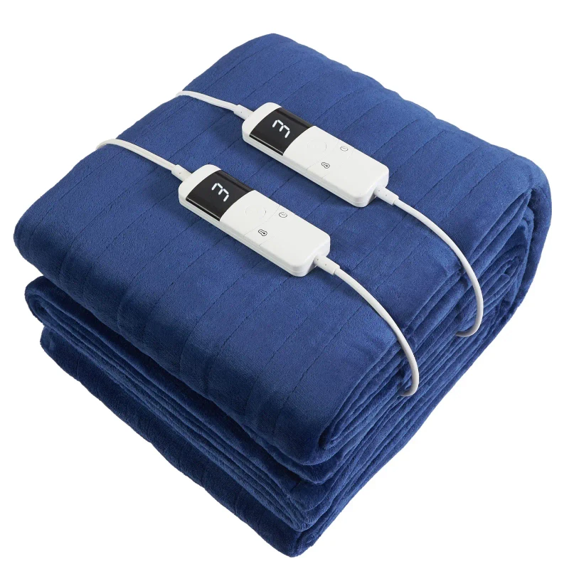 Eco-Friendly-Electric-Blanket-10-Heating-Levels-8-Hours-Auto-Off-Nature-2-Control-Quilted-and-Folded-Heated-Throw