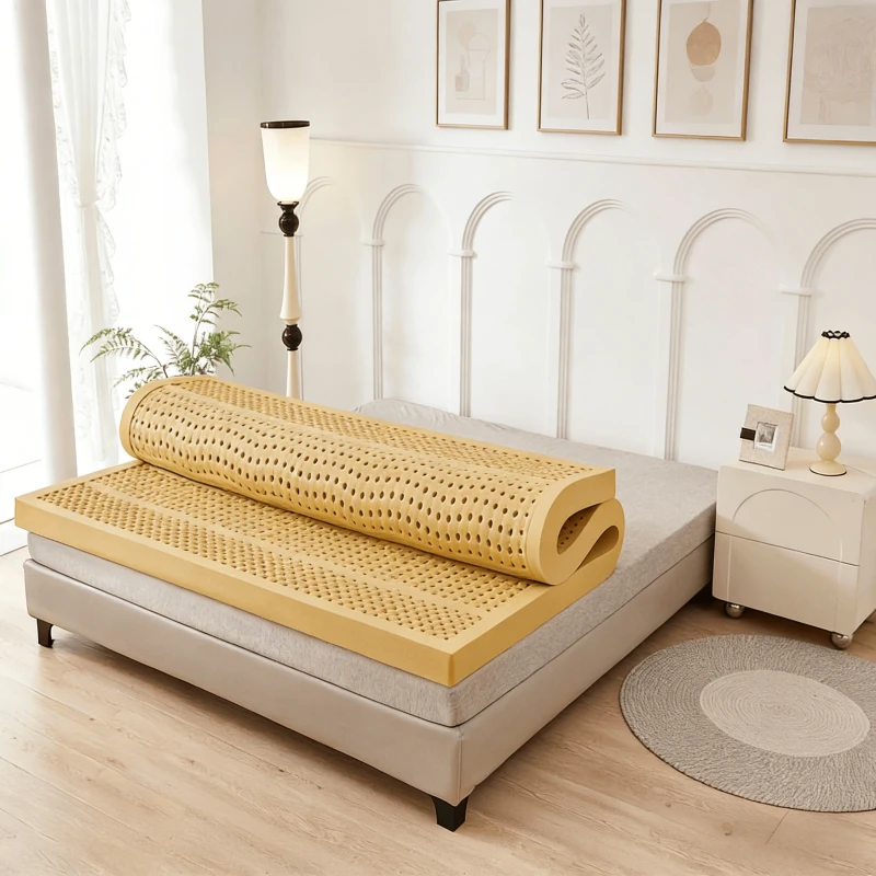 Eco-Friendly-Natural-Latex-Mattress-Topper-Agarwood-Soft-for-Home-Hotels-Hospitals-School-Bedroom