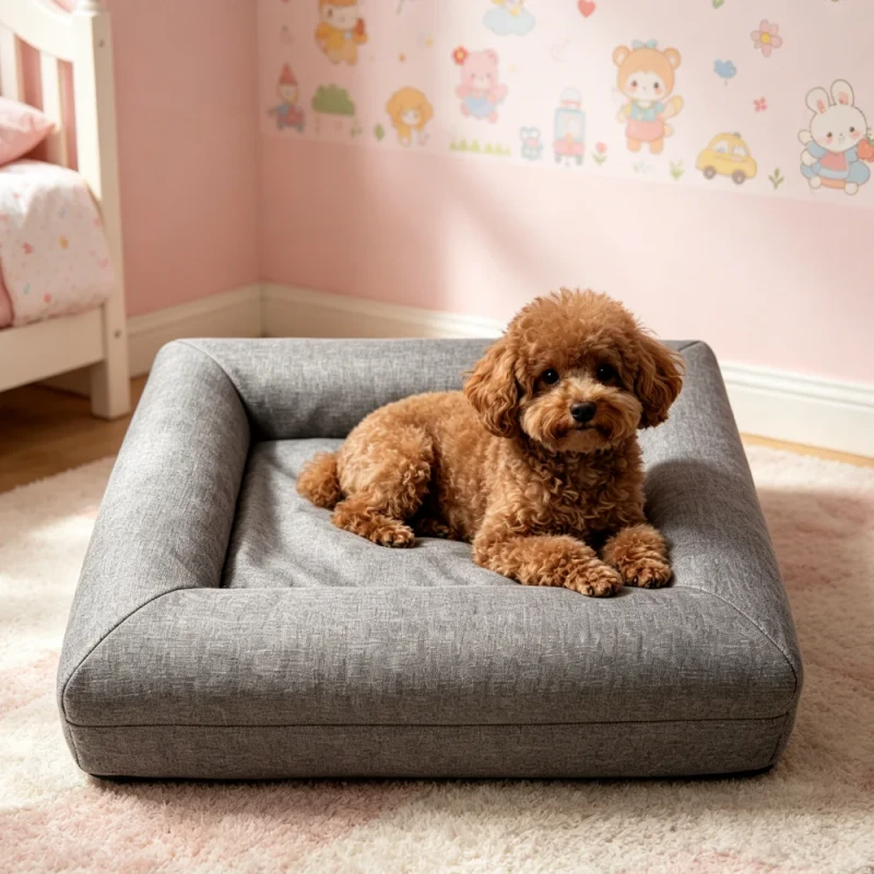 Eco-Friendly-Orthopedic-Linen-Type-Cloth-Comfortable-Coolness-Cat-Dog-Sofa-Bed-Non-Slip-Bottom-for-Summer-Living-Room