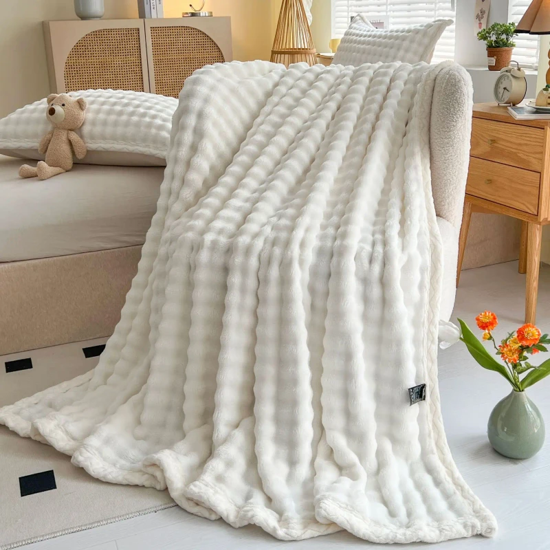 Eco-Friendly-Thick-Blankets-for-Winter-Bed-Couch-Bubble-Fleece-Throw-Blanket-Custom-Flannel-Soft-Throw-Blanket-Bed