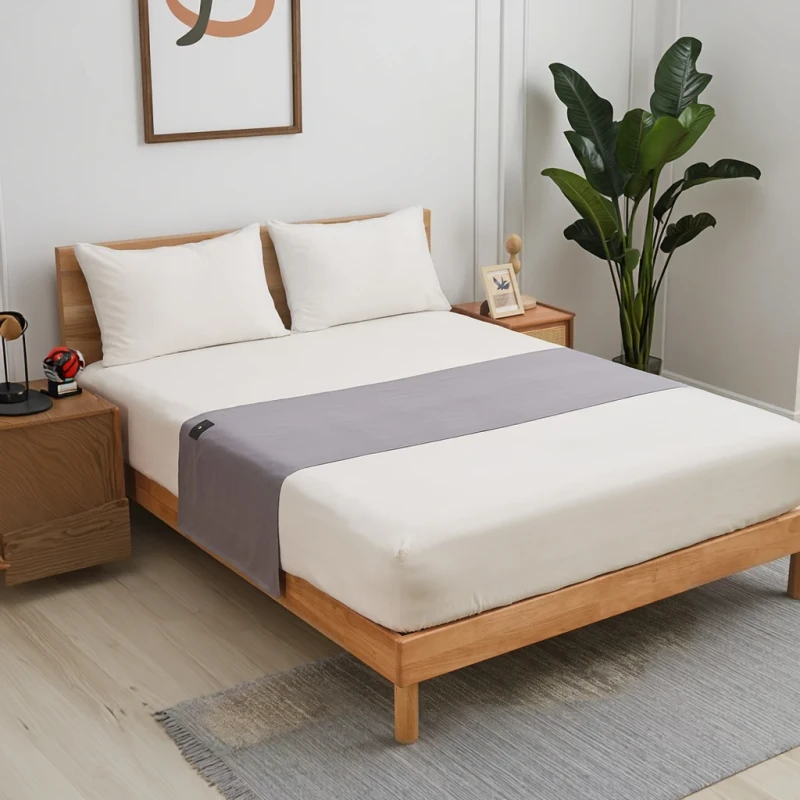 Eco-friendly-90-Organic-Cotton-10-Silver-Fiber-Skin-Friendly-Anti-Static-for-Earthing-Grounding-Sheet-Fitted-Flat