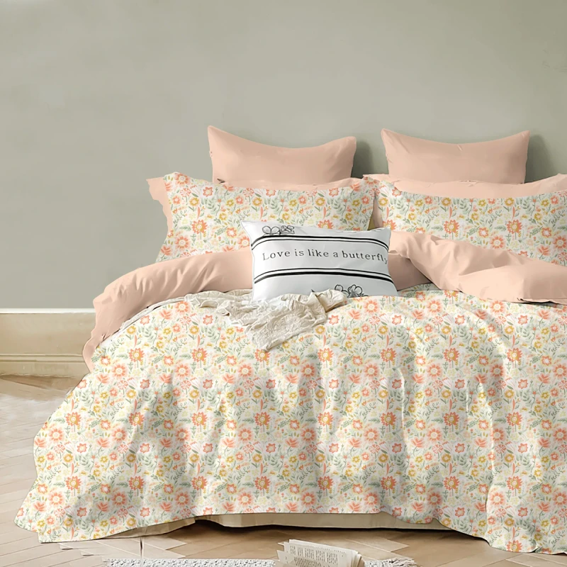 Edredones-De-Cama-Luxury-Bed-Sheet-4-PCS-Sets-White-100-Cotton-Hotel-Bed-Linen-Duvet-Cover