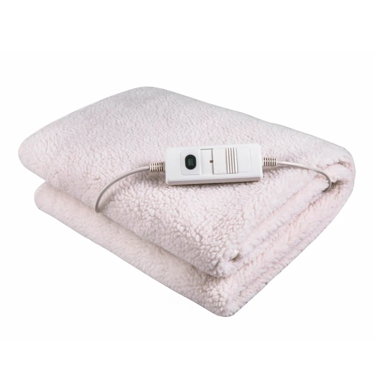 Electric-Fleece-Blanket-Bedroom-Washable-Polyester-Heated-Cover-Overheat-Protection-Heating-Wire-US-Plug-Winter-Season