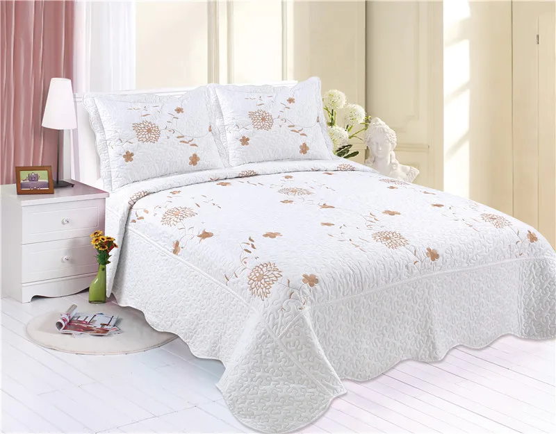 Embroidery-Bedspread-Set-Quilting-Microfiber-Bedding-Bed-Quilts-Coverlet-for-Bedroom