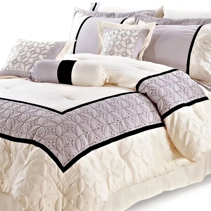 Embroidery-Lace-Comforter-Sets-Home-Hotels