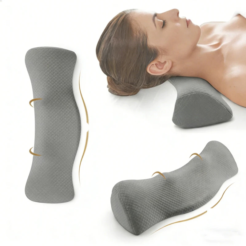 Ergonomic-100-Polyester-Cervical-Pillow-for-Neck-Support-Pain-Relief-Ideal-for-Back-Side-Sleepers