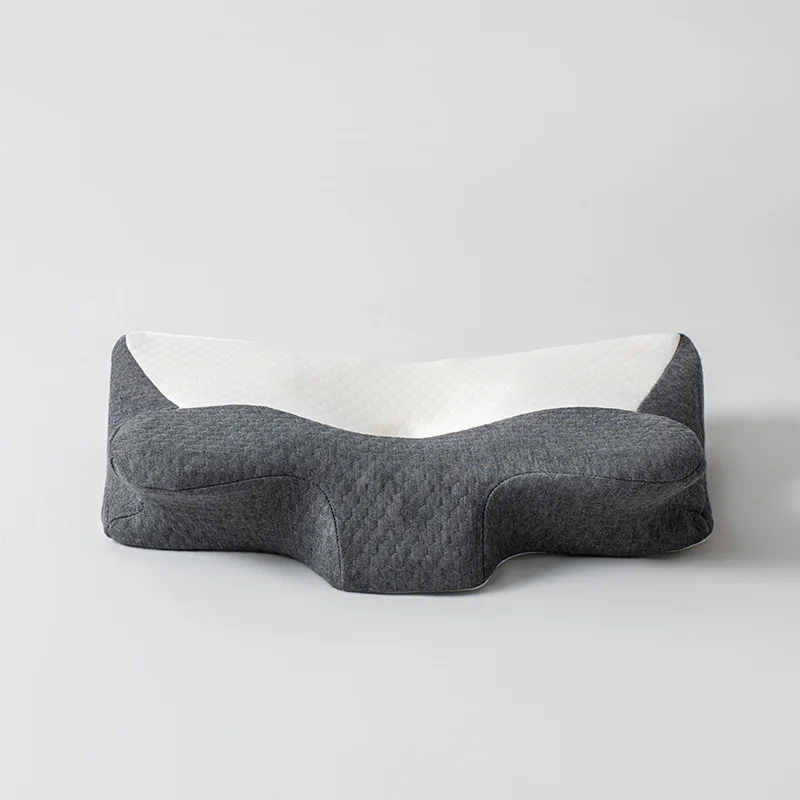 Ergonomic-Horn-Shape-Memory-Foam-Pillow-Slow-Rebound-Neck-Support-Pillow-for-Side-Sleeping