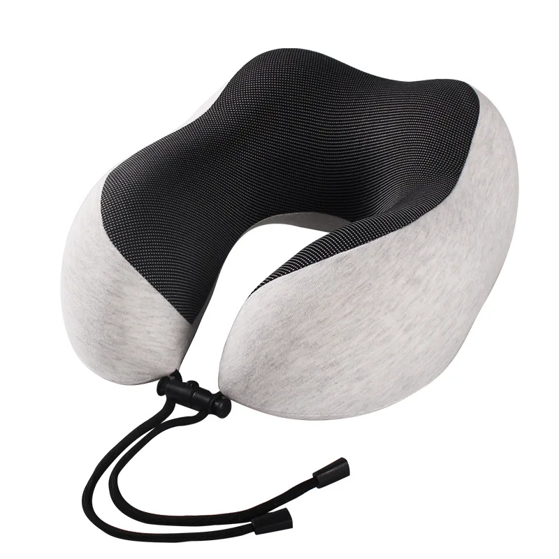 Ergonomic-Luxury-Memory-Cotton-U-Shaped-Pillow-Skin-Friendly-Neck-Lifting-Massage-Cushion-Ideal-for-Daily-Home-Sleep-Rest