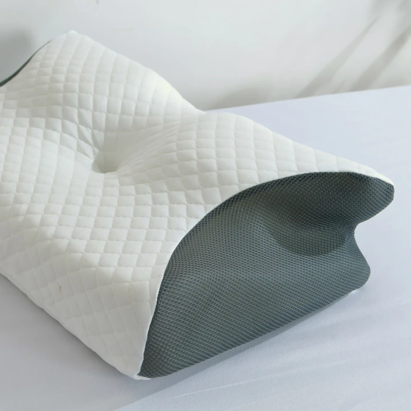 Ergonomic-Memory-Foam-Pillow-Custom-Logo-Cervical-Support-Orthopedic-Sleeping-Pillow-Breathable-Design-for-Comfortable-Rest