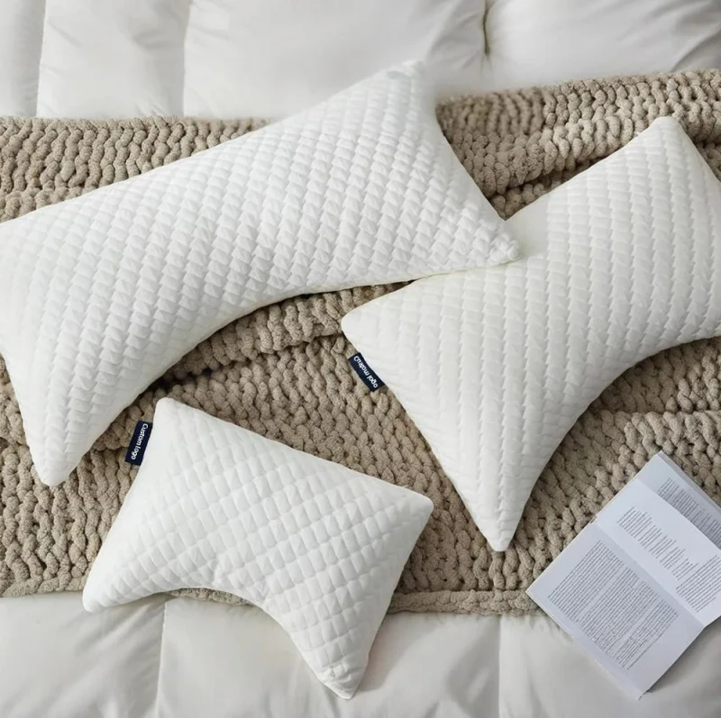 Ergonomic-Memory-Foam-Pillow-for-Side-Sleepers-Adjustable-Height-Firmness-Curved-Cervical-Design-Machine-Washable-Pillow